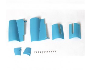 FMS SU-27 Twin 70mm EDF Jet Main Landing Gear Door Set